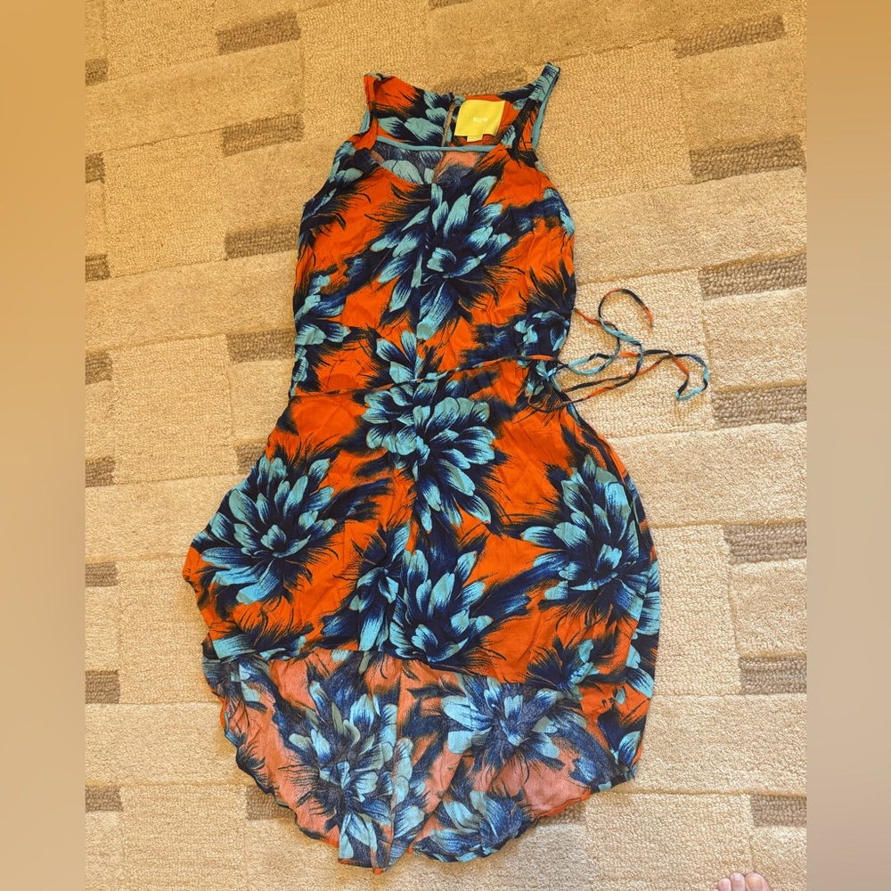 Anthropologie Floral Sleeveless Dress - Maeve
